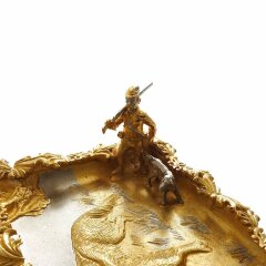 Пепельница «Охотник с собакой»