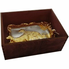 Пепельница «Охотник с собакой»