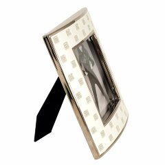 Белая фоторамка «TOKIO» со стразами