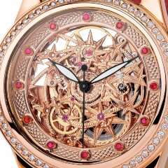 Золотые женские часы «ORNAMENT» (бриллианты, рубины)