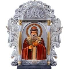 Большая художественная икона «Князь Владимир» в подарок христианину