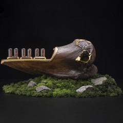 Ламповые часы из кости мамонта «Реликвия» — произведение искусства ограниченной партии