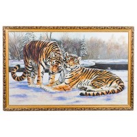 Картина из каменной крошки «Тигры» — символ 2022 года 