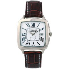 Наручные часы «Чехов» (серебро)