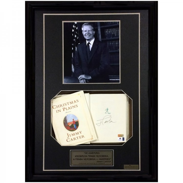 Сертифицированный автограф «Джимми Картер»