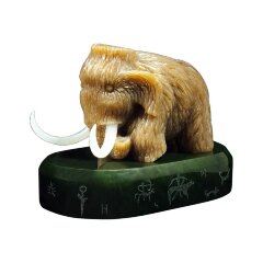 Нефритовая фигурка «Мамонтёнок»