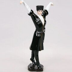 Сувенирная фигурка «Джигит в чёрном» из искусственного камня