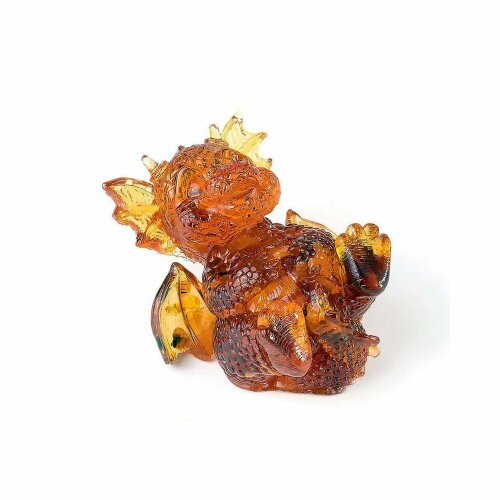 Подарочная фигурка из янтаря «Дракончик» — как символ нового 2024 года