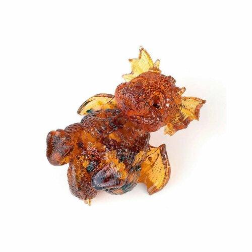 Подарочная фигурка из янтаря «Дракончик» — как символ нового 2024 года