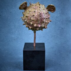 Интерьерная композиция из бронзы «Pin» в подарок ценителям арт объектов