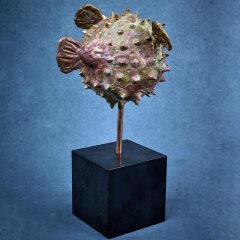 Интерьерная композиция из бронзы «Pin» в подарок ценителям арт объектов