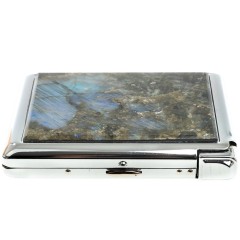 Портсигар металлический на 10 сигарет «Лабрадор» с зажигалкой в подарок другу