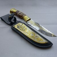 Сувенирный нож «Дворянский» с позолоченным клинком
