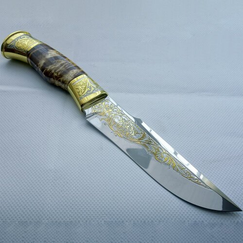 Сувенирный нож «Дворянский» с позолоченным клинком