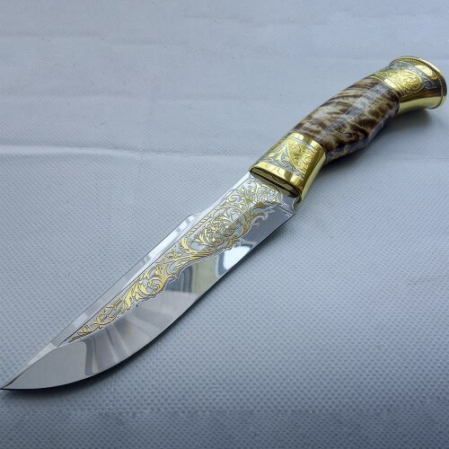 Сувенирный нож «Дворянский» с позолоченным клинком