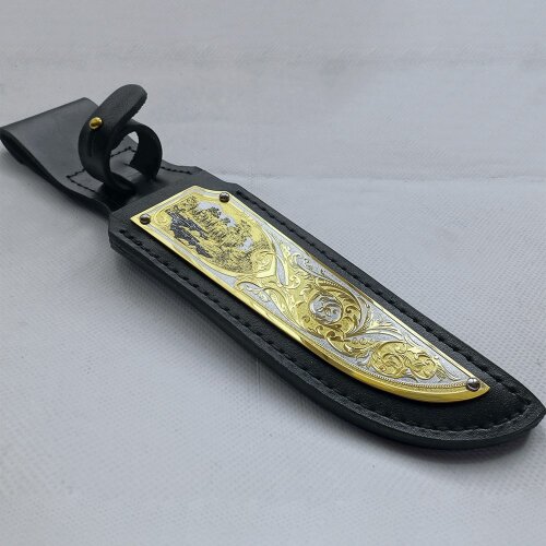 Сувенирный нож «Дворянский» с позолоченным клинком