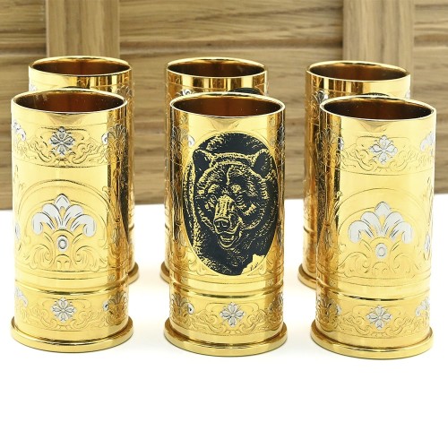 Набор подарочных стопок для водки «Сезон охоты» в подарок на День Победы