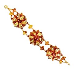 Браслет из янтаря «Вечер»