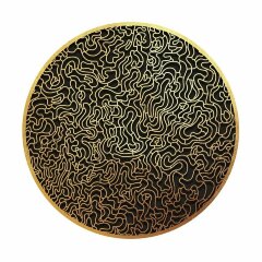 Настенное панно из дерева «Золотой лабиринт»