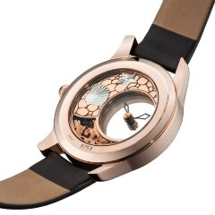 Золотые женские часы «MYSTERY CALYPSO» с фианитами