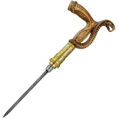 Резная трость ручной работы «Кобра» с клинком