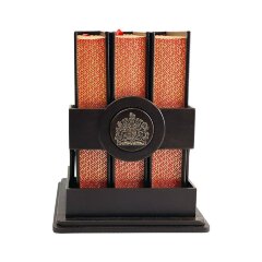 Подарочная книга «Уинстон Черчилль» (3 т) в кожаном переплёте с золотым тиснением