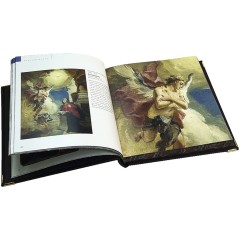 Иллюстрированная книга «Рождественские сюжеты. Эрмитаж» в кожаном переплёте