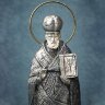 Бронзовая статуэтка «Никола Зимний» с серебрением в подарок христианину