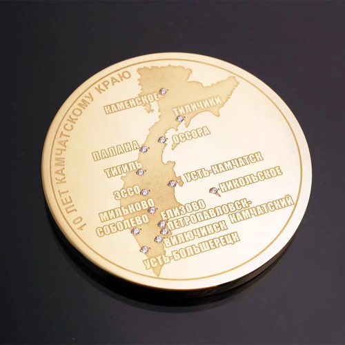 Корпоративная медаль с логотипом «Юбилей компании» для награждения сотрудников