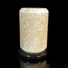 Солевая лампа светильник «Цилиндр» красного свечения в подарок мужчине