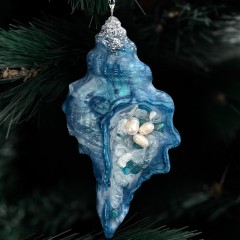 Новогоднее украшение для ёлки «Ракушка пожелания» — новогодние подарки 2026 год