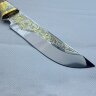 Подарочный нож «Волк» с украшенной рукоятью