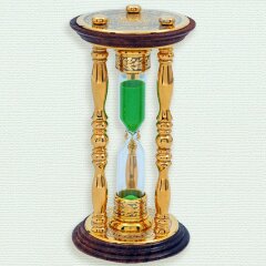 Часы песочные «Время золото» на 5 минут в подарок учителю