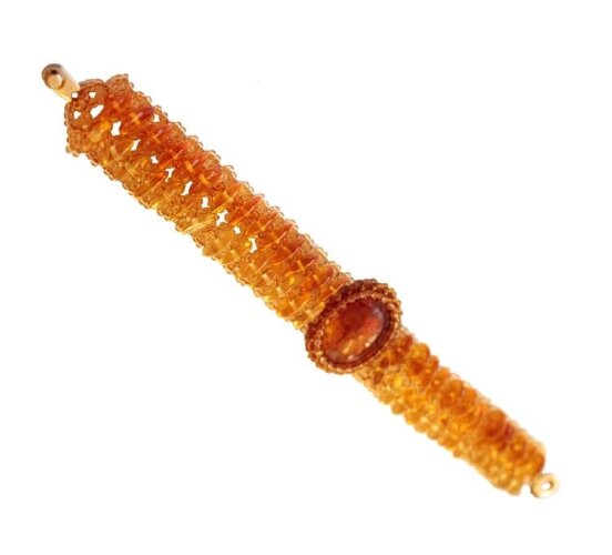 Браслет из янтаря «Время солнца»
