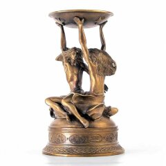 Бронзовый подсвечник «Близнецы» для декора дома