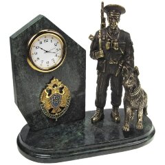 Часы настольные «Пограничная служба»