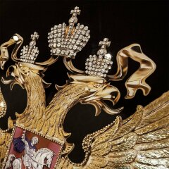 Настенное панно «Герб России» на зеркале