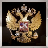 Настенное панно «Герб России» на зеркале