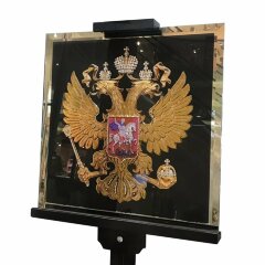 Настенное панно «Герб России» на зеркале