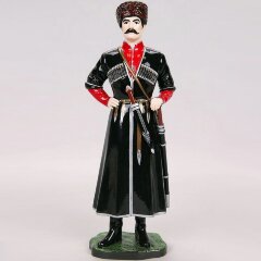 Сувенирная фигурка «Казак в чёрном» из искусственного камня