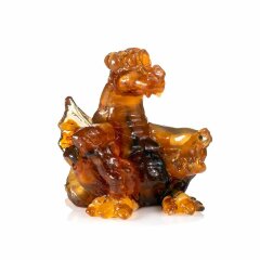 Подарочная статуэтка из янтаря «Дракон» — как символ нового 2024 года