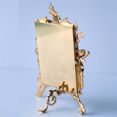 Малахитовая фоторамка «HOME» в художественном багете