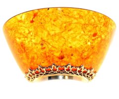 Пиала из янтаря «Грация»