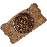 Подарочные нарды «Дракон» с художественной резьбой из дерева
