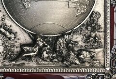 Кабинетная плакетка «Карта мира»