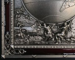 Кабинетная плакетка «Карта мира»