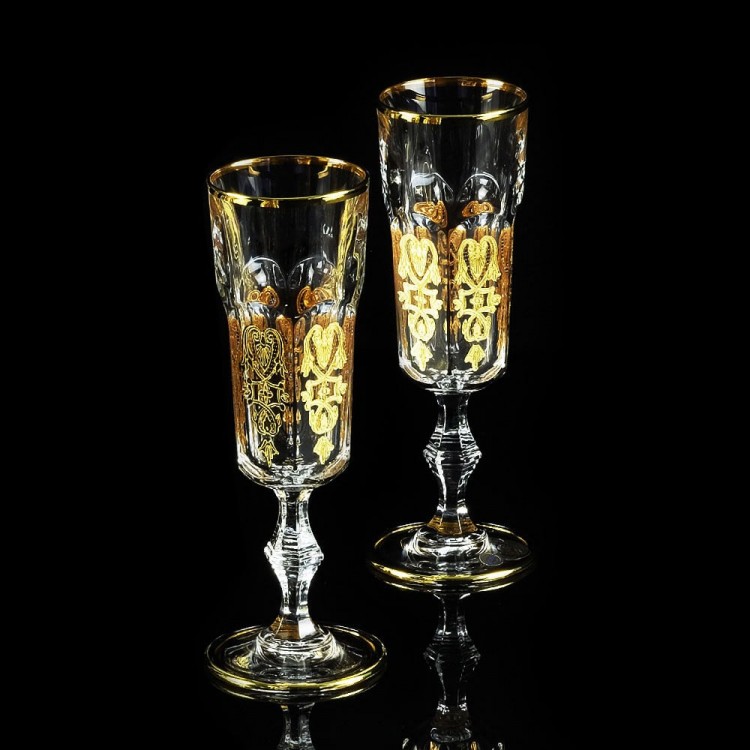 Хрустальные бокалы для шампанского «GLORIA»