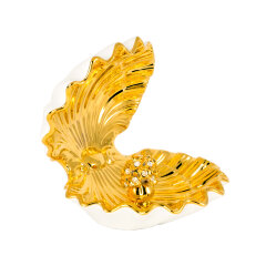 Сувенирная ракушка «Жемчужина» с инкрустацией кристаллами Swarovski