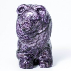 Сувенирная фигурка «Лев» (чароит)
