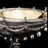 Серебряная икорница «Галиотис» из морской раковины с фрегатом